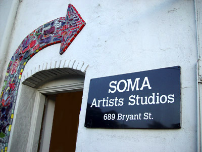 soma artist studios door