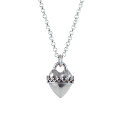 heart silver crown wrap