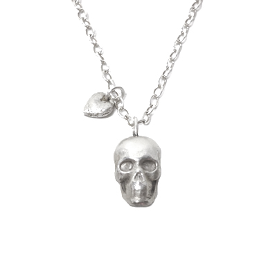 jewelry necklace skull heart