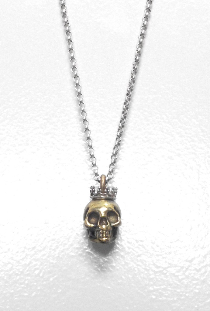 jewelry skull silver crown bronze