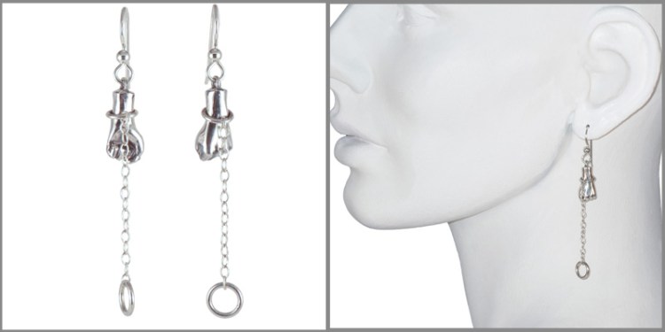 earring fists cuffs model