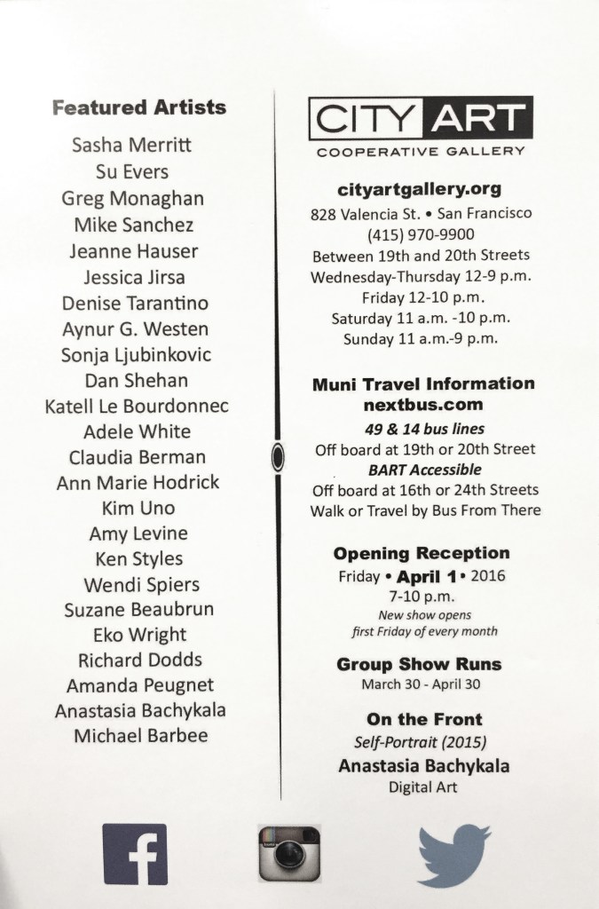 City Art April Artists