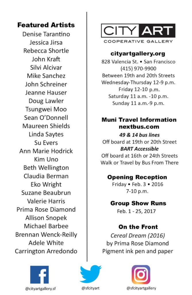 City Art artists February