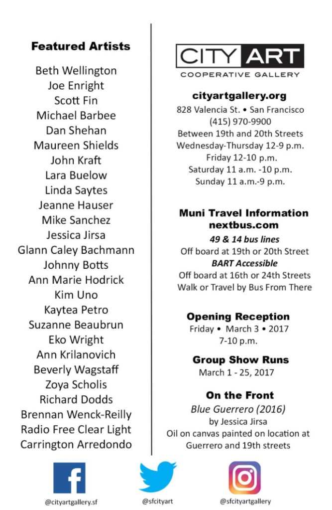 City Art Postcard March