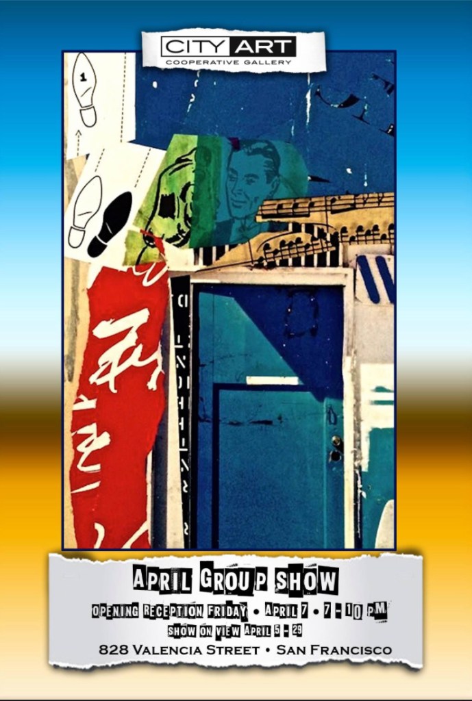 city art april postcard