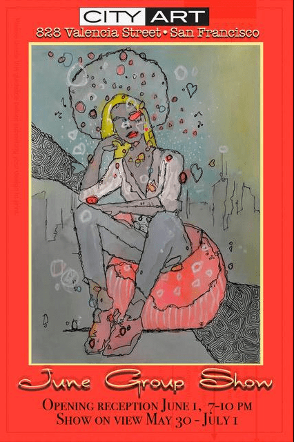 City Art June Reception Postcard